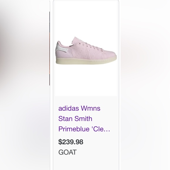 Adidas Stan Smith Prime Blue Shoes Pink - Picture 13 of 14